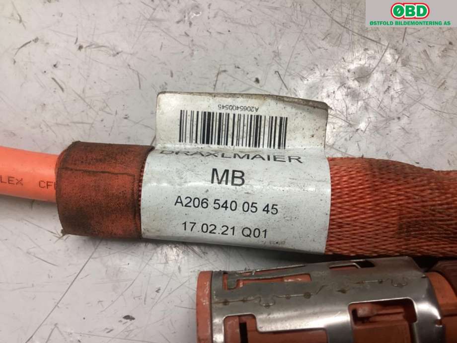 Kabel høy volt (HV) hybrid til Mercedes C-Klasse 2021-->> (W206) (W206) (MERCEDES|A 206 540 05 45|)