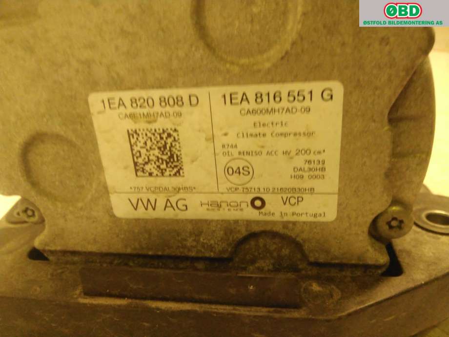Aircondition kompressor til VW ID.4 2020-->>  (VOLKSWAGEN|)