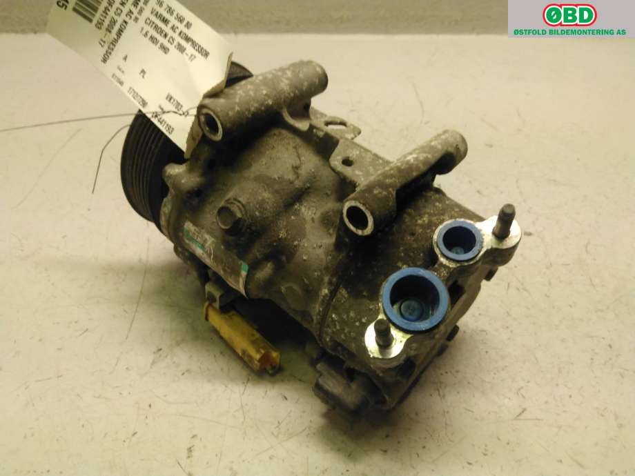 Aircondition kompressor til Citroën C5 2008-2017 (Type II)  (CITROEN|96 786 560 80|)