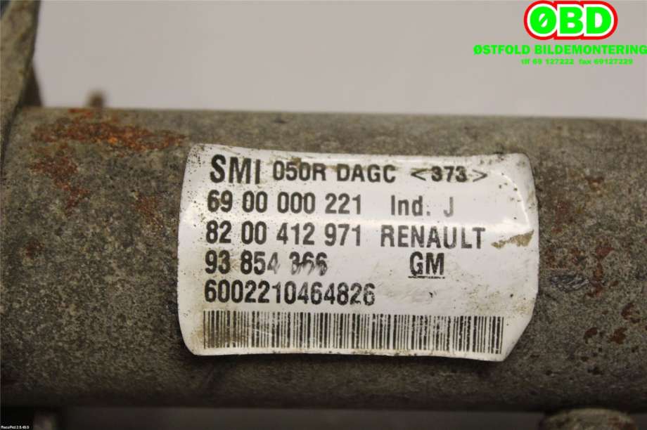 Tannstang til Nissan Primastar 2001-2006 (NISSAN||93854366|8200412971)
