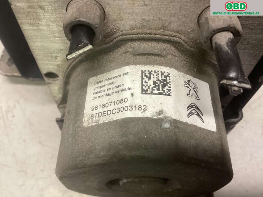 ABS sentral til Peugeot 308 2013-2021 (Type II) (PEUGEOT|16 144 181 80|)