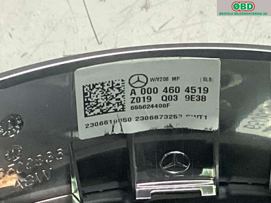 Ratt til Mercedes EQS SUV 2022-->> (X296) (X296) (MERCEDES|A 099 460 68 02|)