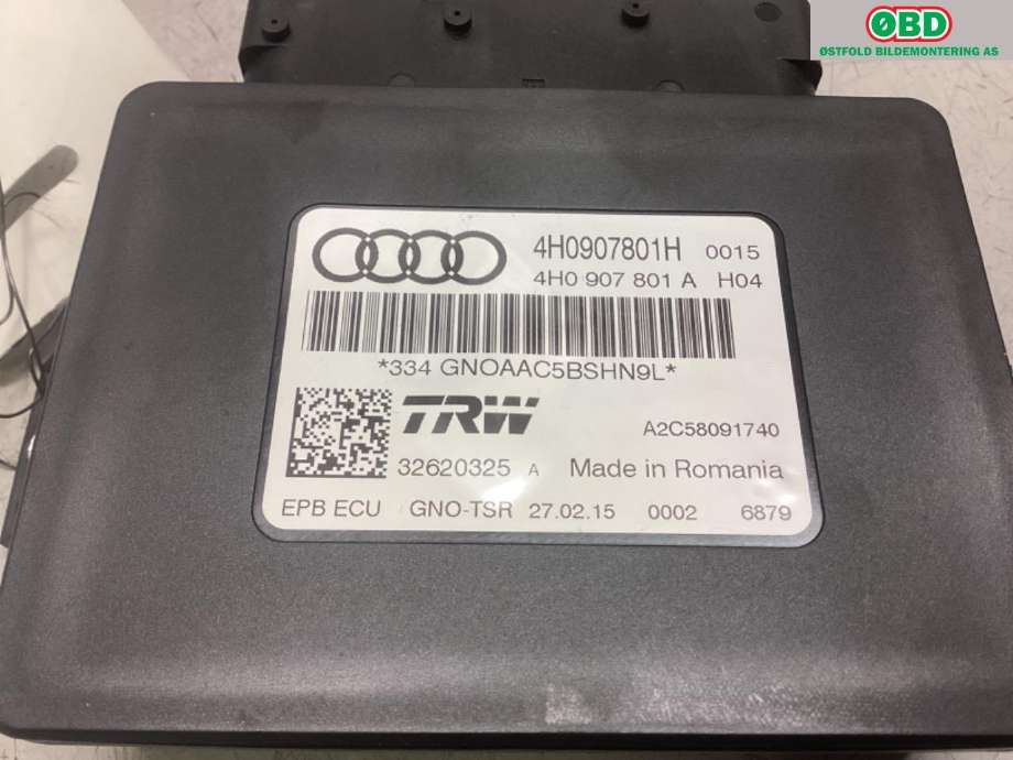 Styreenhet diverse til Audi A7 2014-2018 (Type I, Fase 2)  (AUDI|4H0907801H|)