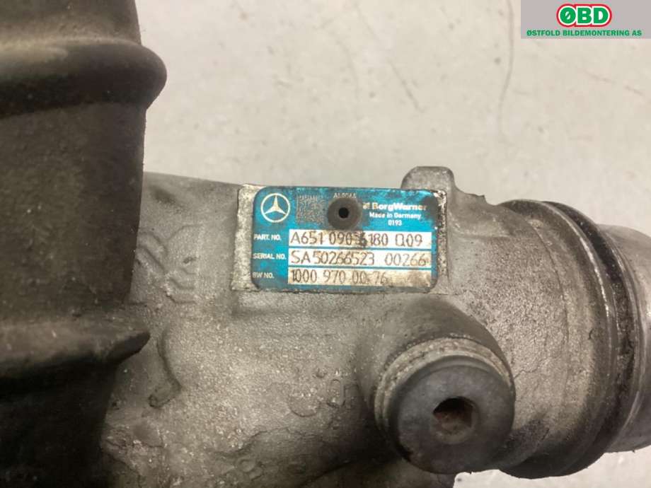 Turbo til Mercedes E-Klasse 2013-2016 (Fase 2) (W212) (W212) (MERCEDES|A 651 090 61 80|)