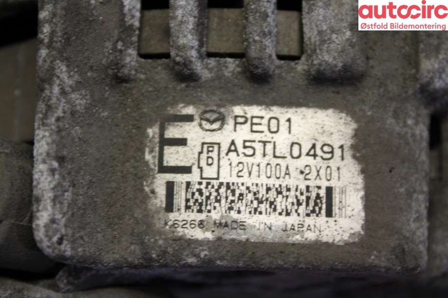 Dynamo til Mazda 6 2013-2015 (Type III, Fase 1) (MAZDA|PE01-18-300|)