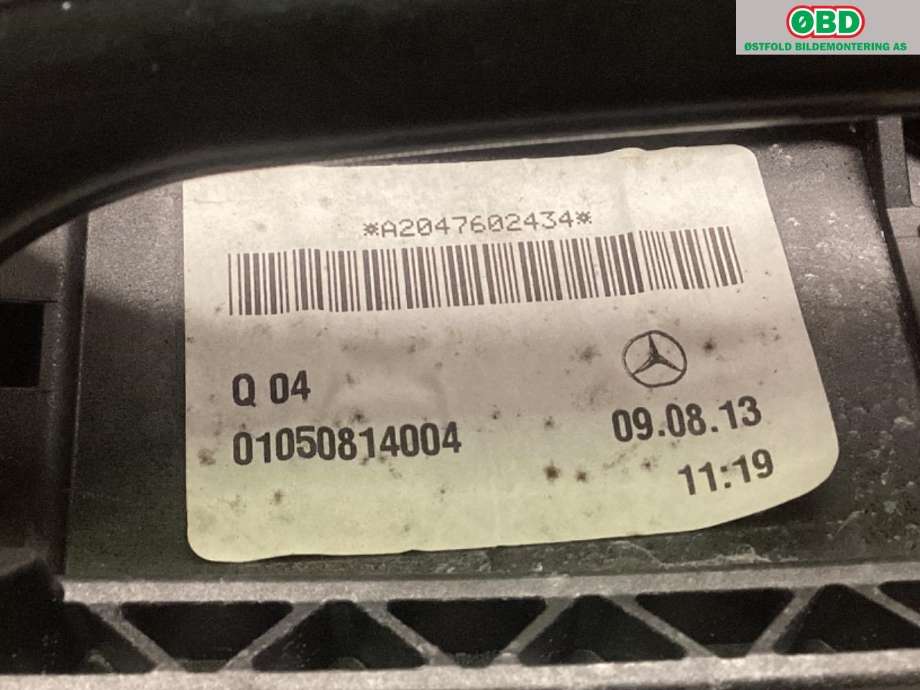 Dørhåndtak utv høyre bak til Mercedes ML 2011-2015 (Fase 1) (W166) (W166) (MERCEDES|A 204 760 02 70|A 204 760 24 34|)