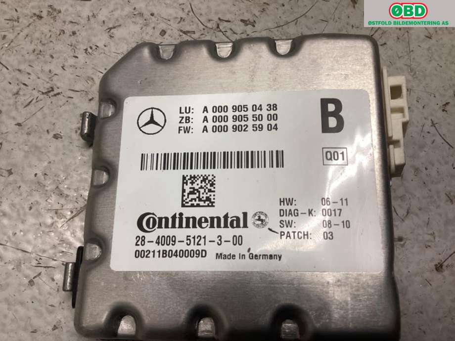 Kamera til Mercedes ML 2011-2015 (Fase 1) (W166) (W166) (MERCEDES|A 000 905 04 38|)