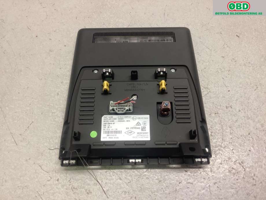Instrument kjørecomputer til Renault Captur 2020-->> (Type II) (RENAULT|280916427R|)