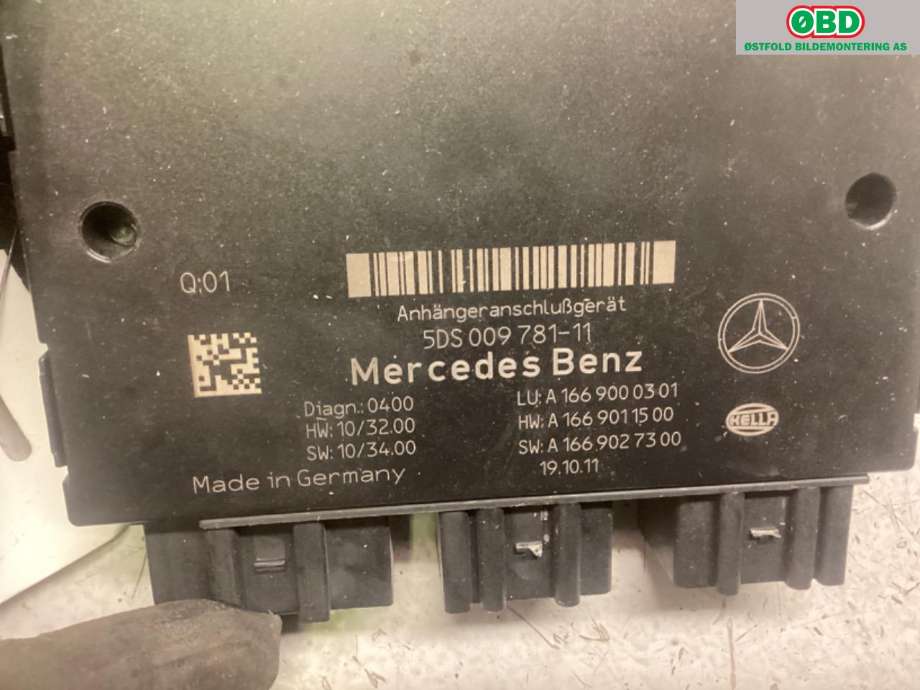 Styreenhet hengerfeste til Mercedes ML 2011-2015 (Fase 1) (W166) (W166) (MERCEDES|)