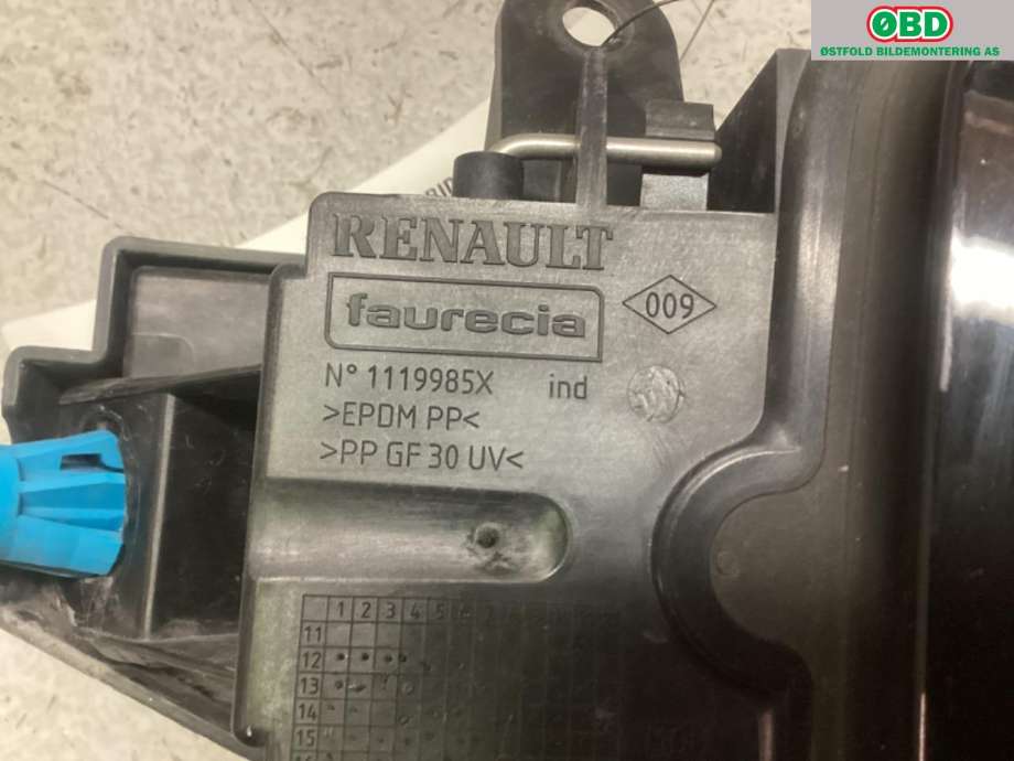 Batterilader inntak/luke til Renault Zoe 2013-2019 (Fase 1)  (RENAULT|297862446R|)