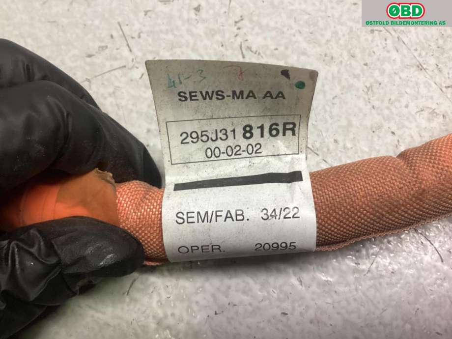 Kabel høy volt (HV) hybrid til Renault Captur 2020-->> (Type II) (RENAULT|295J31816R|)