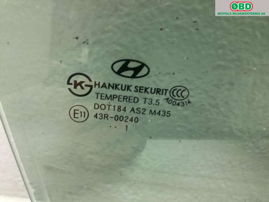 Siderute høyre foran til Hyundai Veloster 2011-2015 (HYUNDAI|824212V000|)