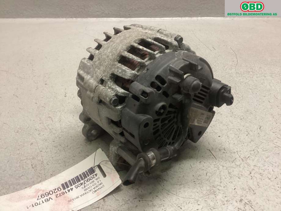 Dynamo til Škoda Octavia 2013-2016 (Type III, Fase 1)  (SKODA|03L 903 023 K|04L 903 024 S|)