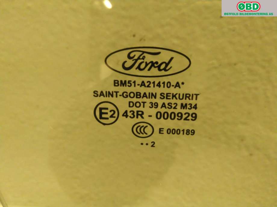 Siderute høyre foran til Ford Focus 2011-2014 (Type III, Fase 1) (FORD|)