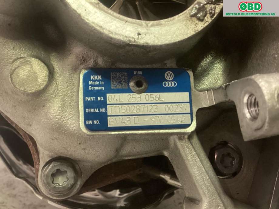Turbo til Audi A4, Allroad 2016-->> (Type II) (B9) (B9) (AUDI|04L 253 056 L|04L 253 124|)