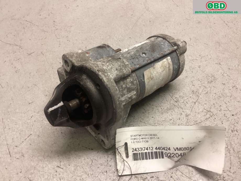 Starter diesel til Ford C-Max 2010-2015 (Type II, Fase 1) (FORD|2033247|)