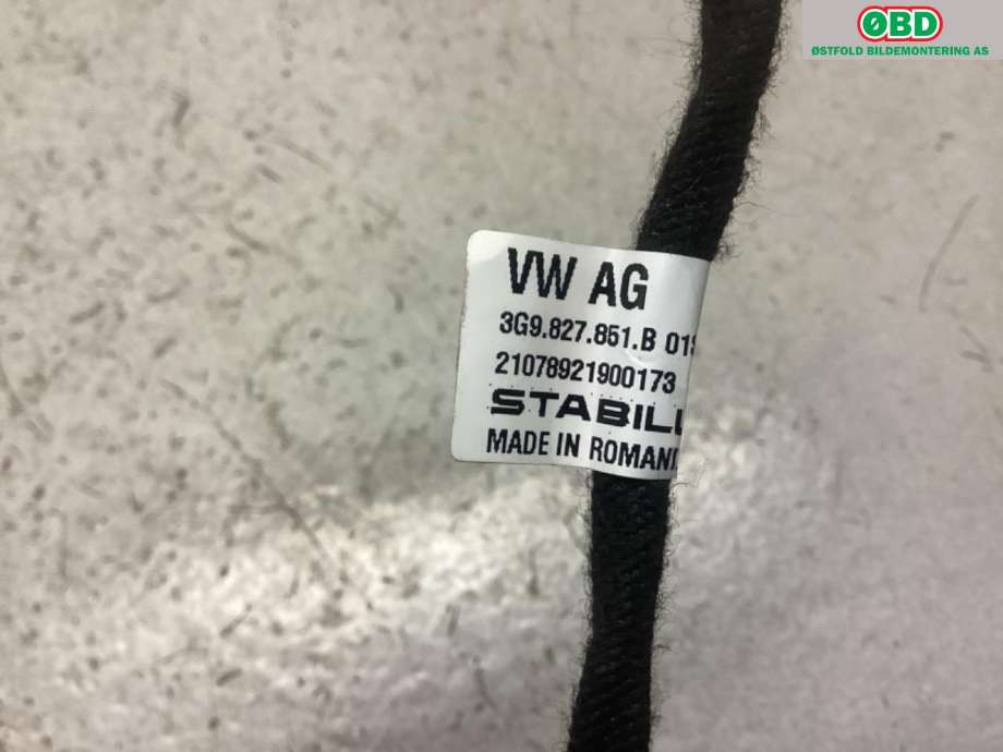 Baklukeåpner motor til VW Passat 2015-2019 (Fase 1) (B8) (B8) (VOLKSWAGEN|3G9 827 851 B|)