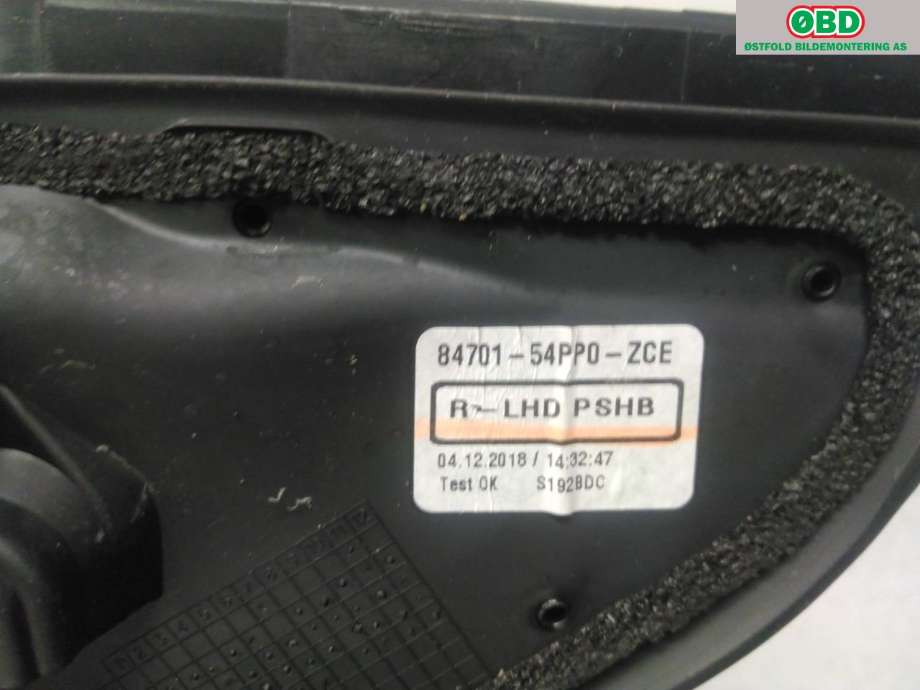 Speil høyre til Suzuki Vitara 2015-->> (Type IV)  (SUZUKI|8470154P91|)