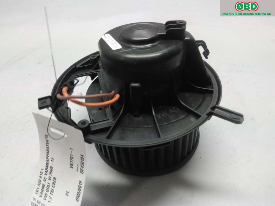 Varmeapparat motor til VW Golf VI 2008-2012  (VOLKSWAGEN|1K1 820 015 L|)