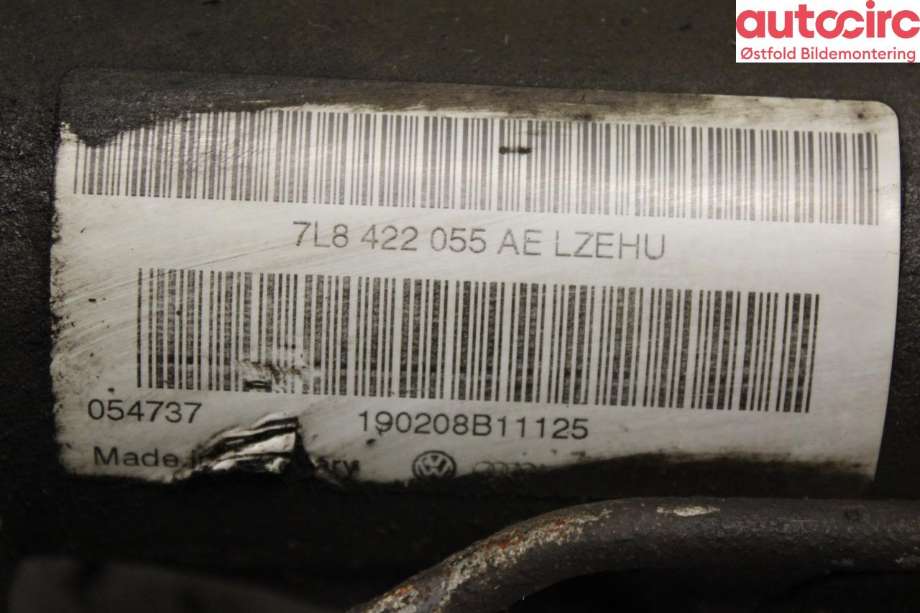 Tannstang til Audi Q7 2006-2010 (Type I, Fase 1) (AUDI|7L8 422 062 G|)