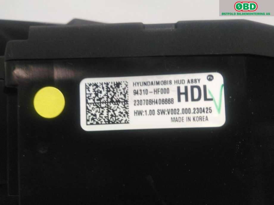 Instrumentpanel til Hyundai Kona 2021-2023 (Type I, Fase 2)  (HYUNDAI|)