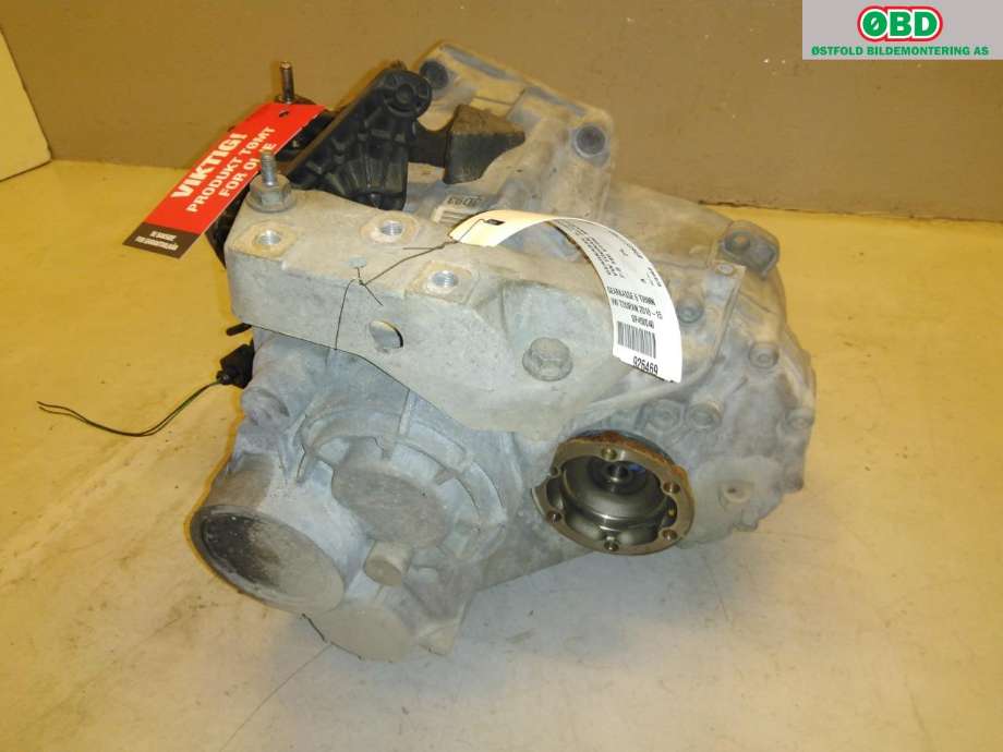 Girkasse manuell 6-trinn til VW Touran 2010-2015 (Type I, Fase 3)  (VOLKSWAGEN|02Q 300 049 B|)