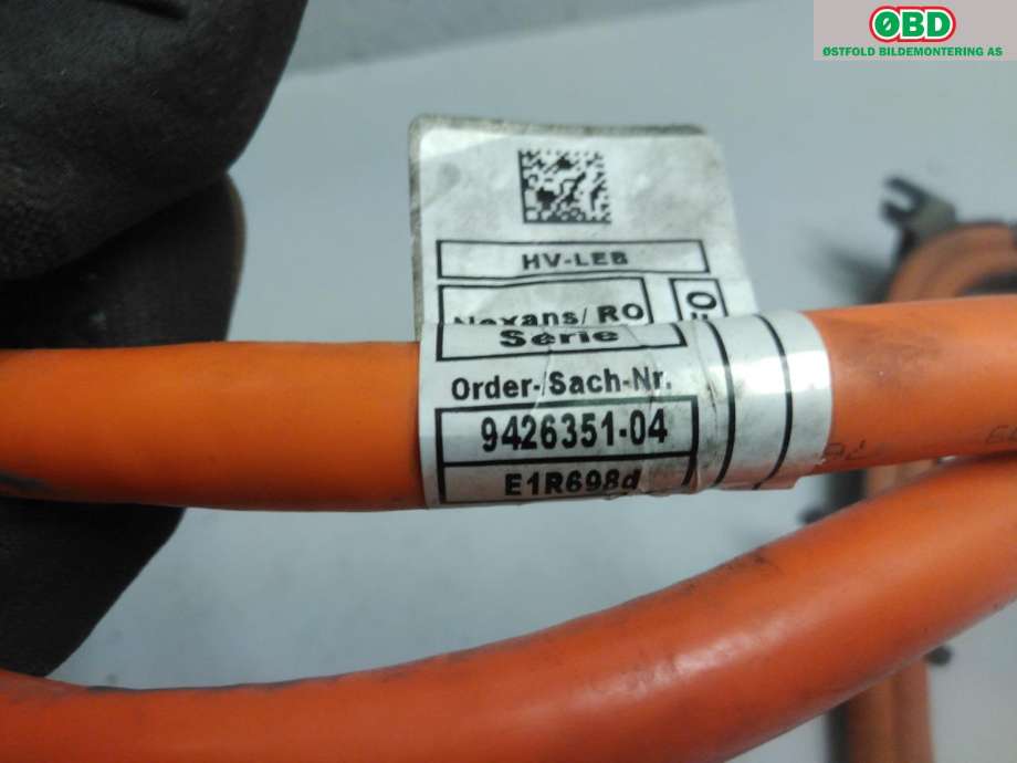 Kabel høy volt (HV) hybrid til BMW 3-Serie 2018-->> (G20) (G20) (BMW|61 12 9 426 351|)