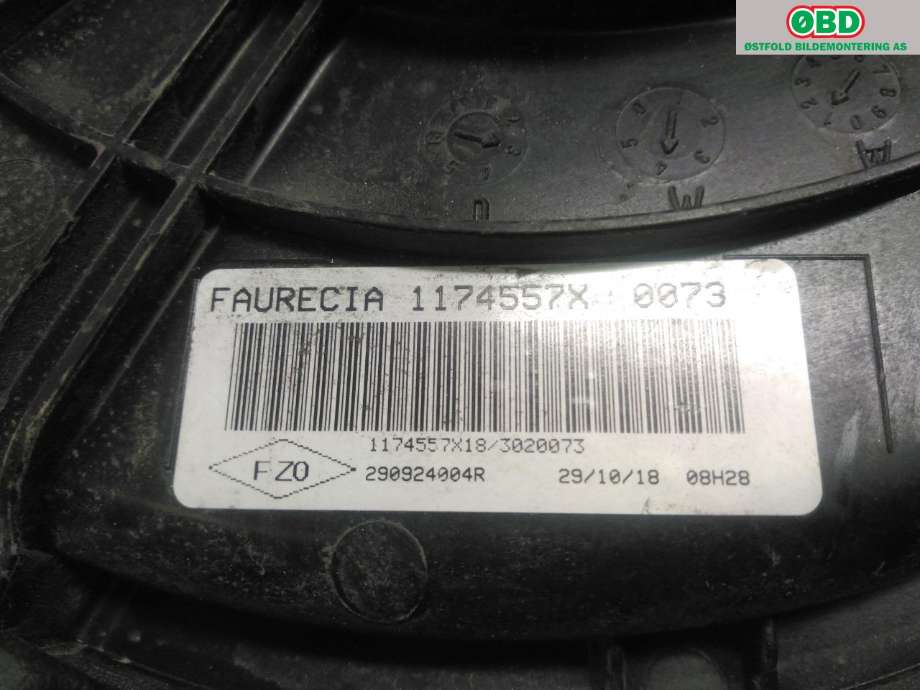 Varmeapparat motor til Renault Kangoo 2008-2021 (Type II)  (RENAULT|290924004R|)