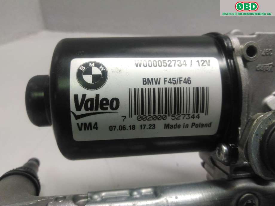 Viskermotor frontrute til BMW 2-Serie 2014-2021 (F22/F23) (F22/F23) (BMW|61 61 7 301 043|)