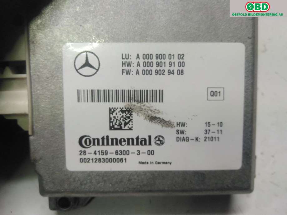 Styreenhet cruisekontroll til Mercedes GL 2012-2016 (Fase 1) (X166) (X166) (MERCEDES|)