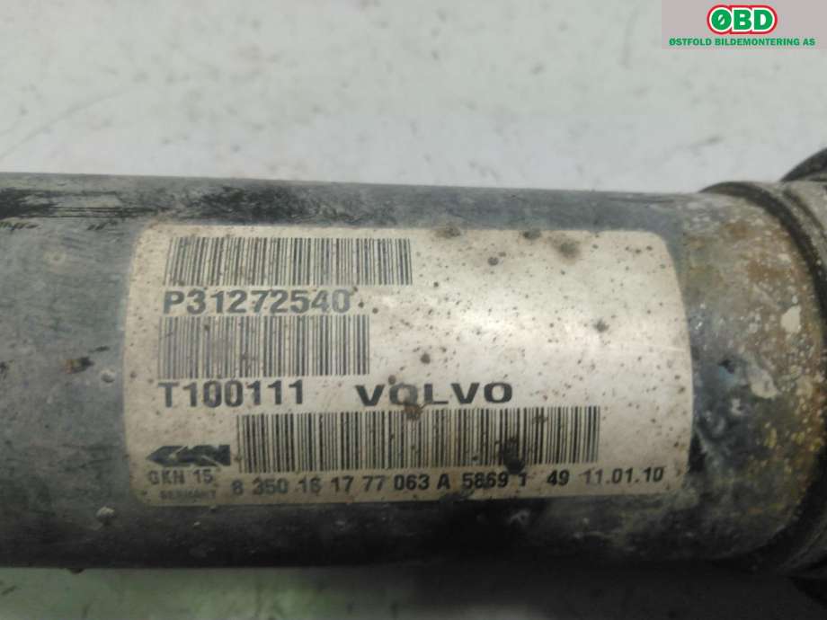 Drivaksel høyre foran til Volvo XC70 2008-2013 (Type II, Fase 1)  (VOLVO|36011304|)