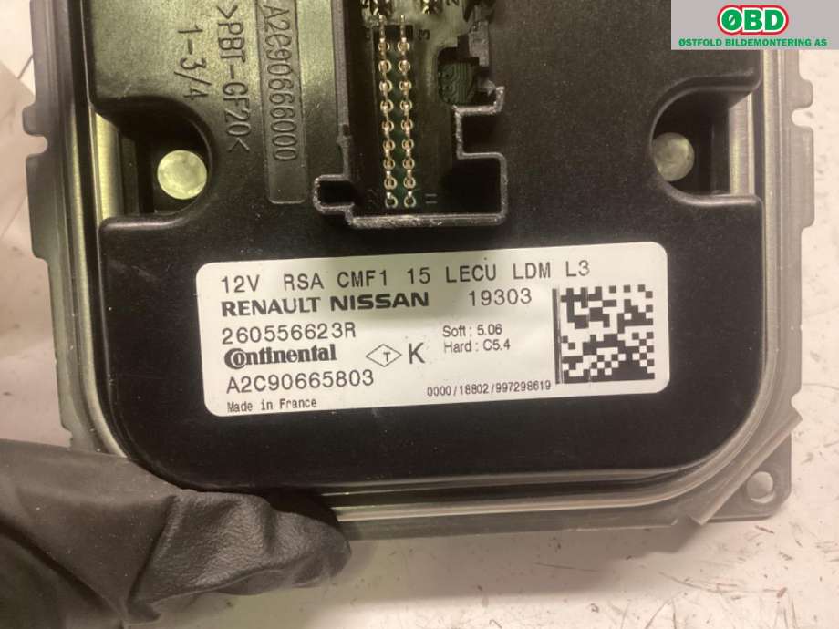 Styreenhet xenon/ballast til Renault Zoe 2013-2019 (Fase 1)  (RENAULT||260556623R)