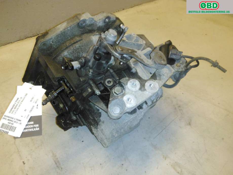 Girkasse manuell 6-trinn til Opel Mokka 2012-2016 (Type I, Fase 1)  (OPEL|55575542|)