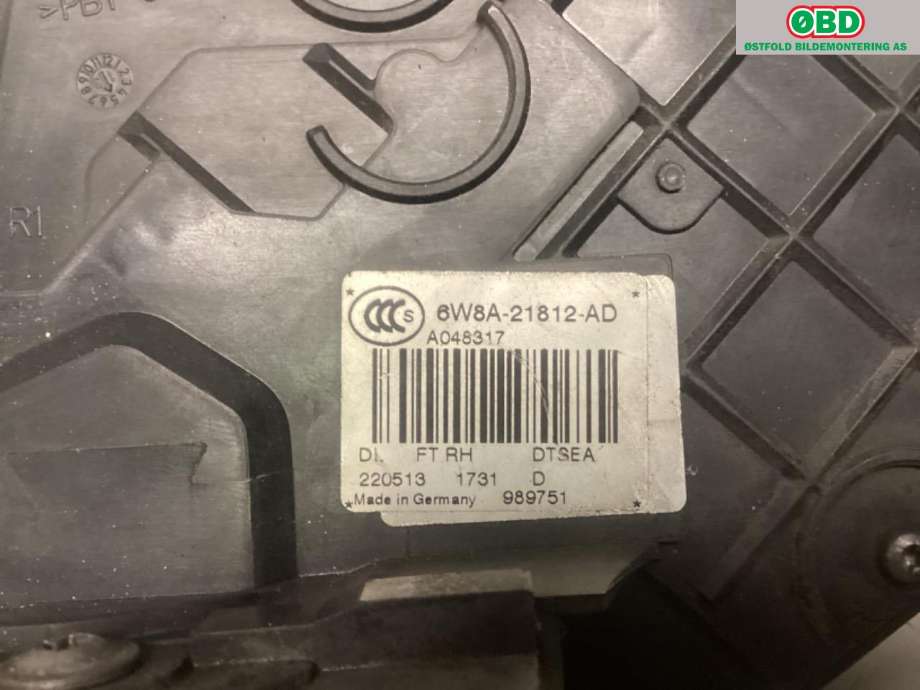 Låsekasse høyre foran til Land Rover Range Rover, Evoque 2011-2019 (Type I)  (LAND-ROVER|LR011275|)