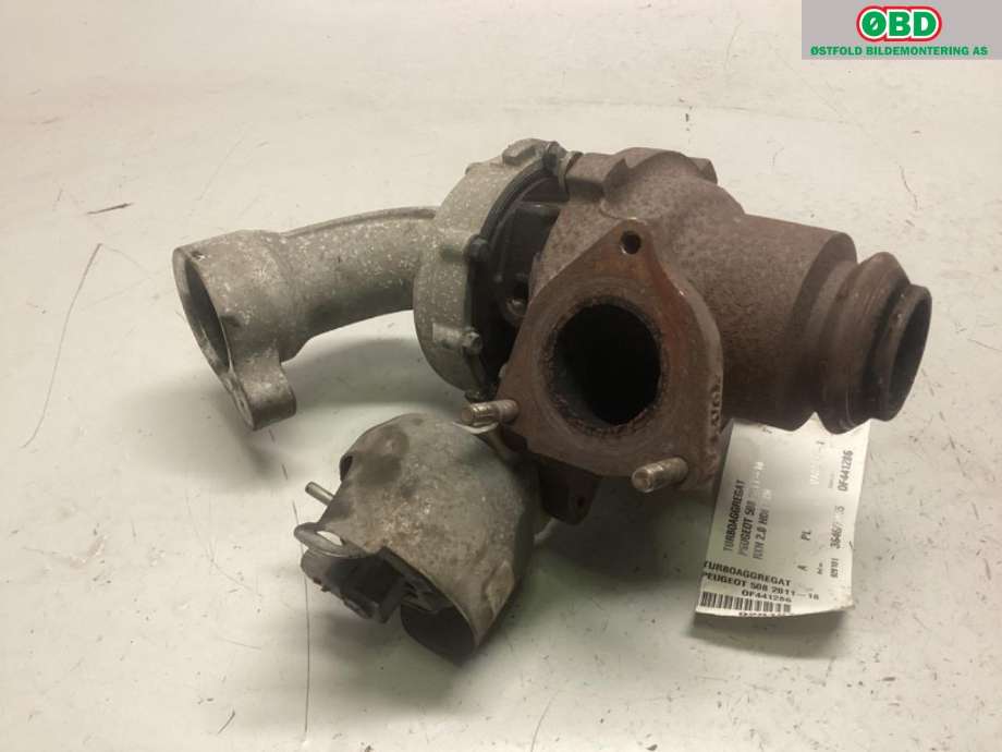 Turbo til Peugeot 508 2014-2018 (Type I, Fase 2) (PEUGEOT|0375 P2|)