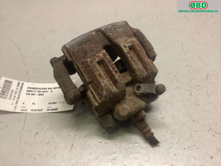 Bremsecaliper høyre bak til BMW X1 2009-2015 (E84) (E84) (BMW|34 21 6 768 698|)