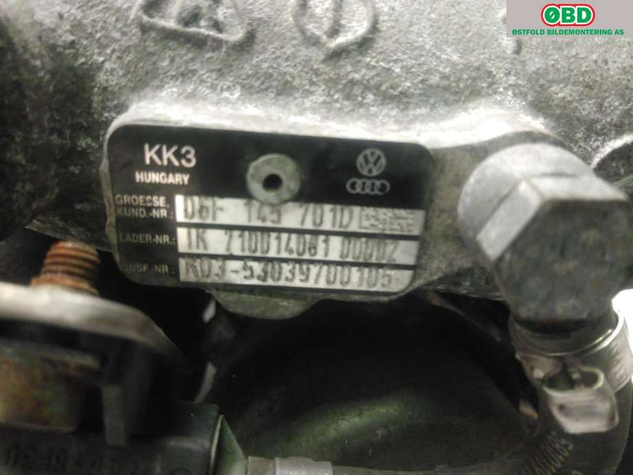 Turbo til Audi TT 2006-2014 (Type II)  (AUDI|)