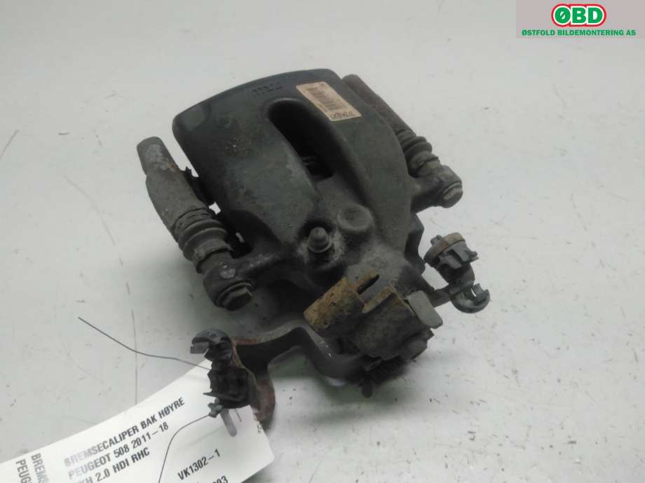 Bremsecaliper høyre bak til Peugeot 508 2011-2014 (Type I, Fase 1) (PEUGEOT|16 081 639 80|)