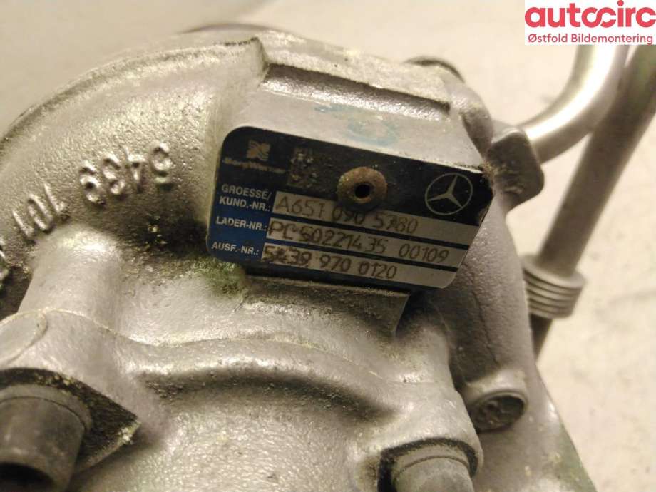 Turbo til Mercedes E-Klasse 2013-2016 (Fase 2) (W212) (W212) (MERCEDES|A 651 090 61 80|)