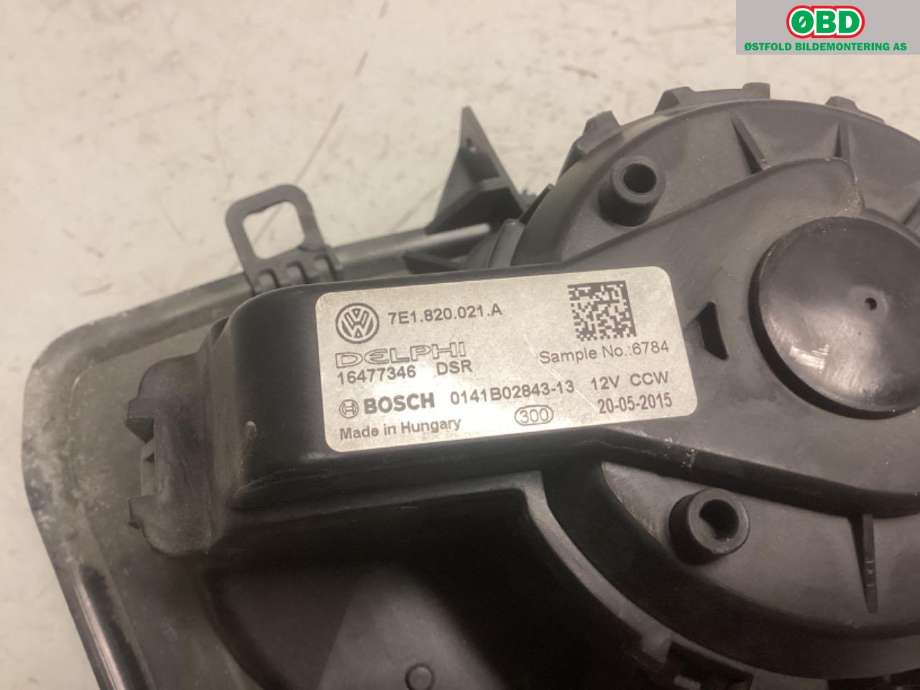 Varmeapparat motor til VW Transporter / Caravelle 2015-2019 (T6) (T6) (VOLKSWAGEN|7E1 820 021 A|)