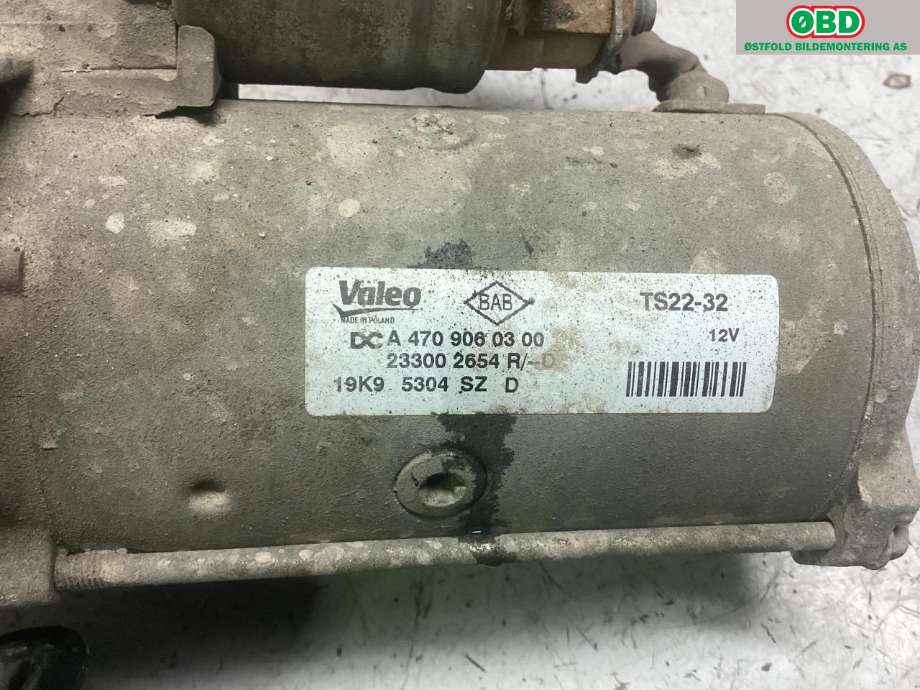 Starter diesel til Nissan Navara 2016-->> (D23) (D23) (NISSAN|2330000Q3E|)