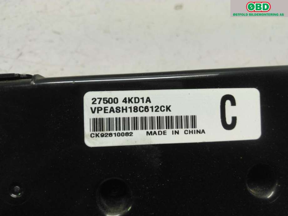 Varmeapparat betjening til Nissan Navara 2016-->> (D23) (D23) (NISSAN|275004KD1A|)