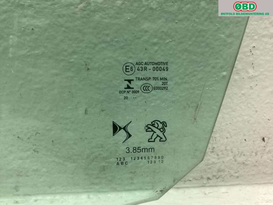 Siderute venstre foran til Peugeot 2008 2019-->> (Type II)  (PEUGEOT|98 208 353 80|)