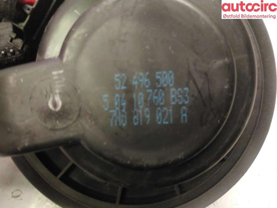 Varmeapparat motor til Audi Q7 2010-2015 (Type I, Fase 2)  (AUDI|7H0 819 021 A|)