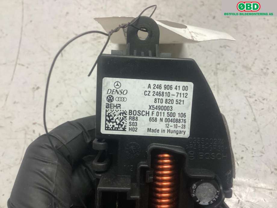 Varmeapparat motstand til Audi A5 2007-2016 (Type I)  (AUDI|8T0 820 521|)