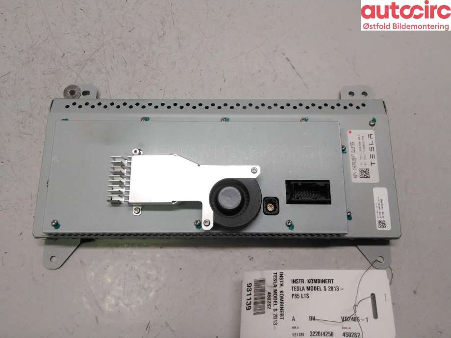 Instrumentpanel til Tesla Model S 2013-2016 (Fase 1)  (TESLA|1004788-00-C|)