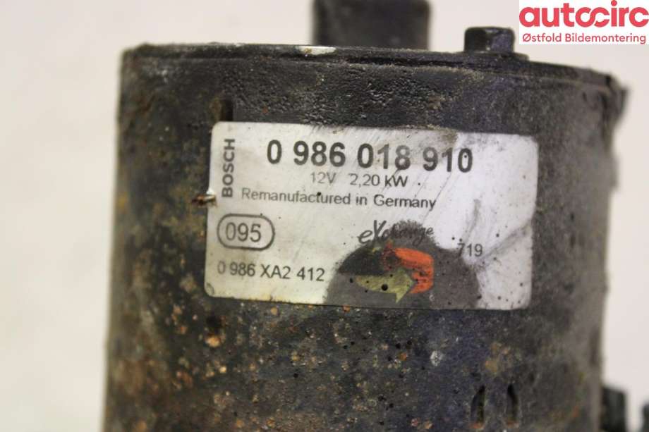 Starter diesel til Volvo XC90 2002-2006 (Type I, Fase 1)  (VOLVO|36050272|)