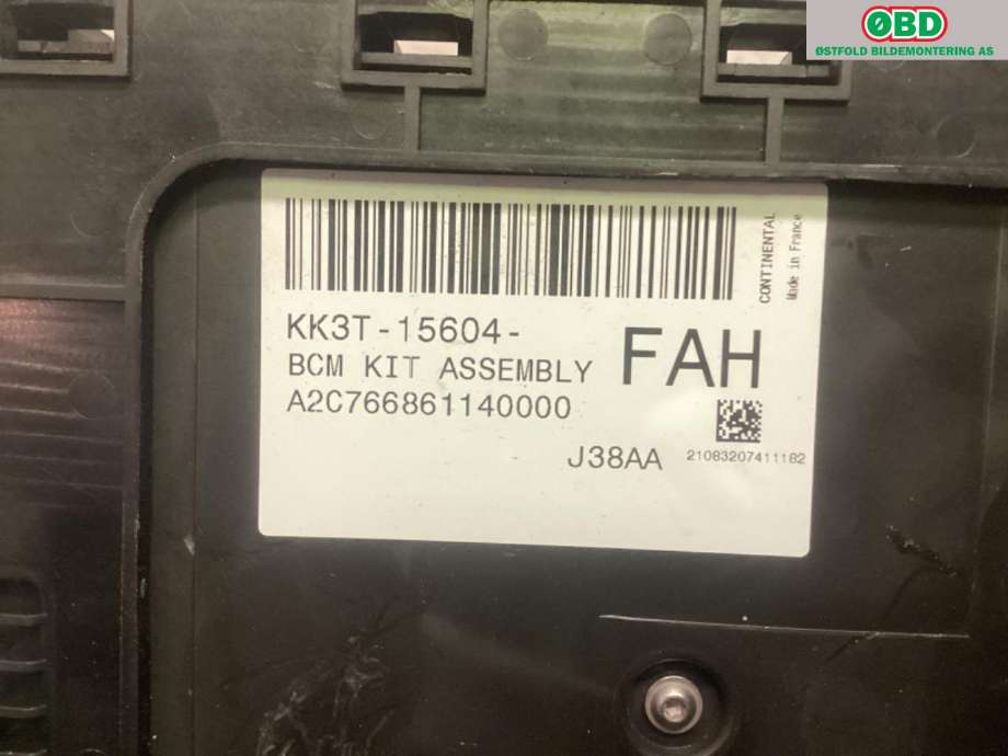 Styreenhet comfort (BCM) til Ford Transit 2014-->>  (FORD|2614132|)