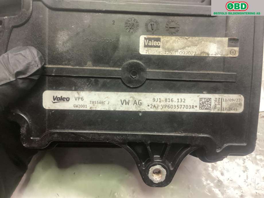 Varmeapparat diverse til VW ID.5 2022-->>  (VOLKSWAGEN ID.5|9J1 816 132|)