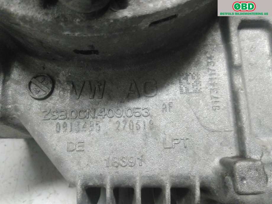 Girkasse 4WD fordelingskasse til Audi A3 2016-2020 (Type III, Fase 2)  (AUDI|0CN 409 053 AF|0CN 409 053 AN|)
